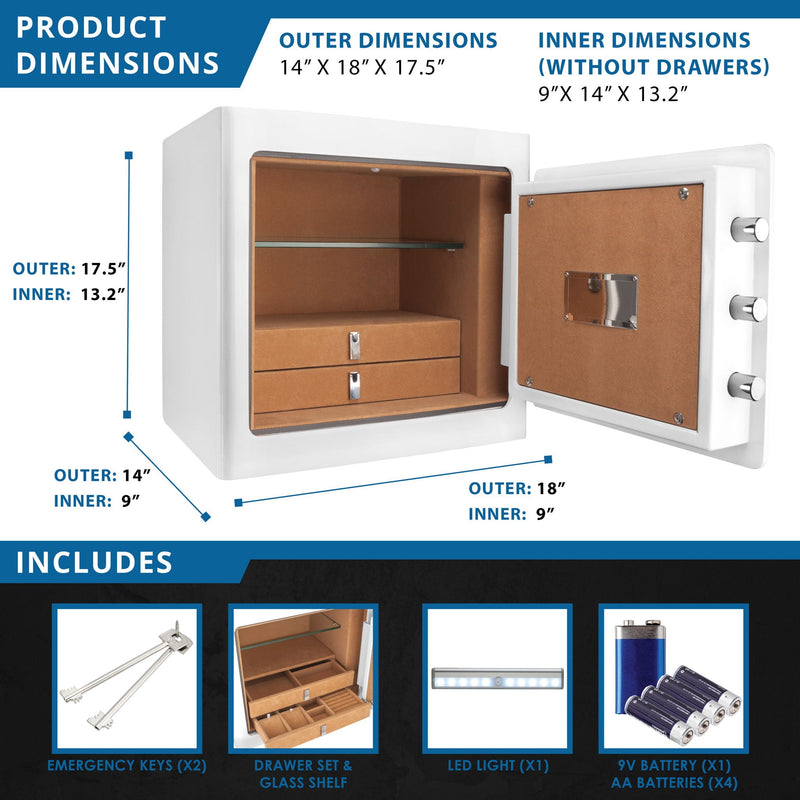 Durable Construction Jewelry Safe by HouseOfZazla