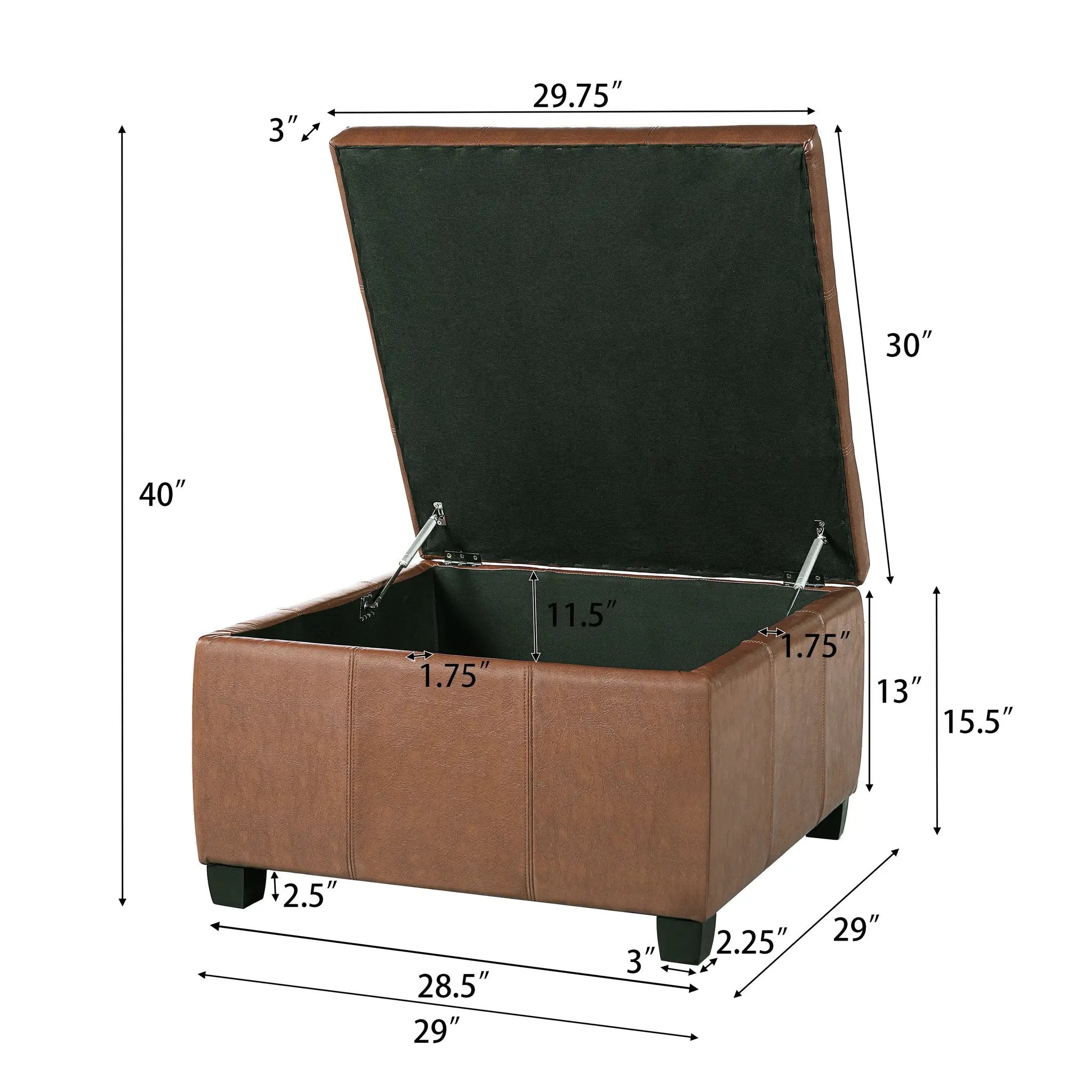 Richmond KD Storage Ottoman by HouseOfZazla