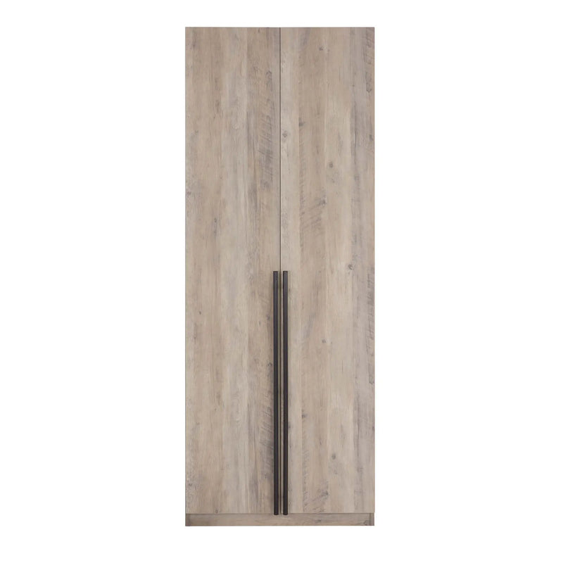 Lee - Free Standing Wardrobe Closet With Adjustable Shoe Shelves by HouseOfZazla