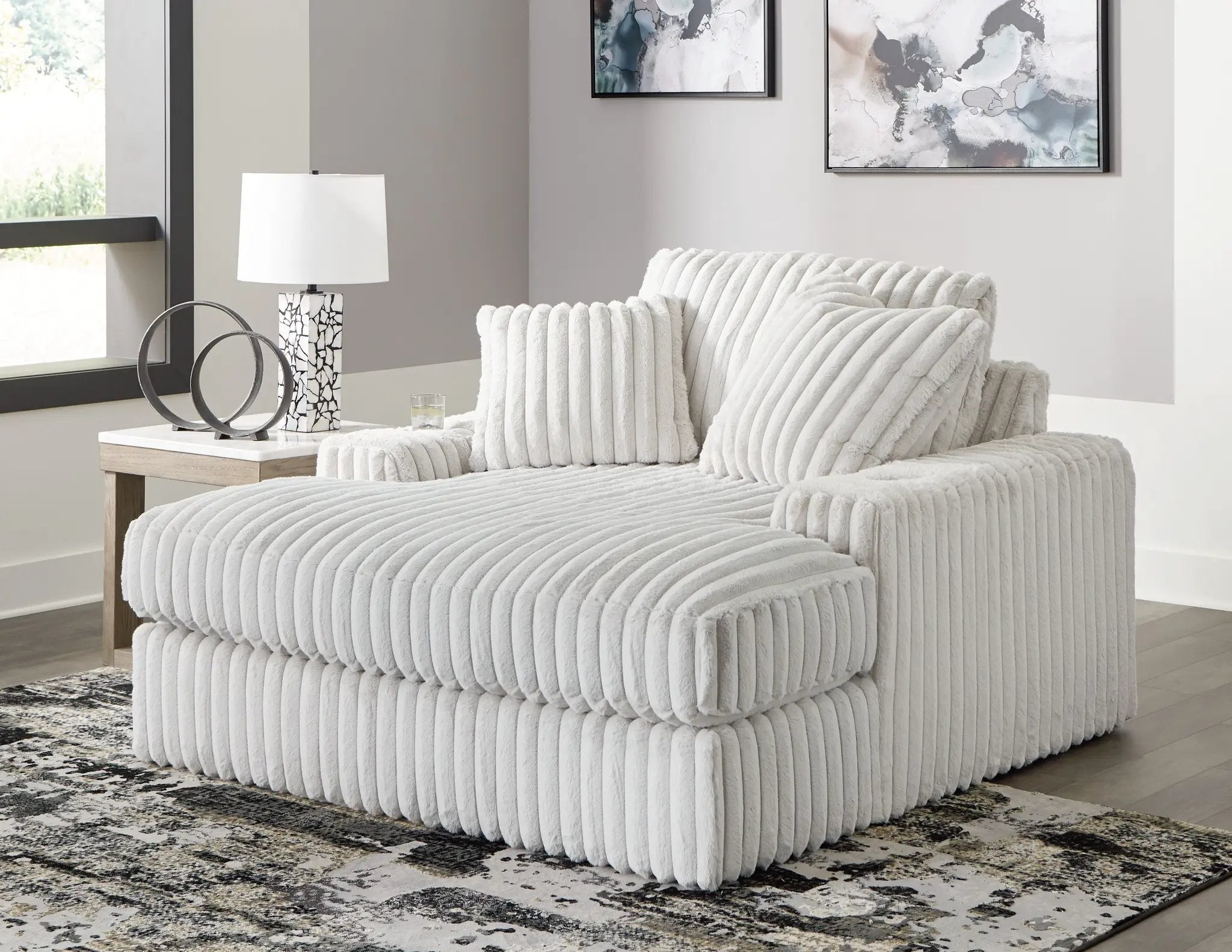 Stupendous - Oversized Chaise - Alloy by Unique Piece Furniture