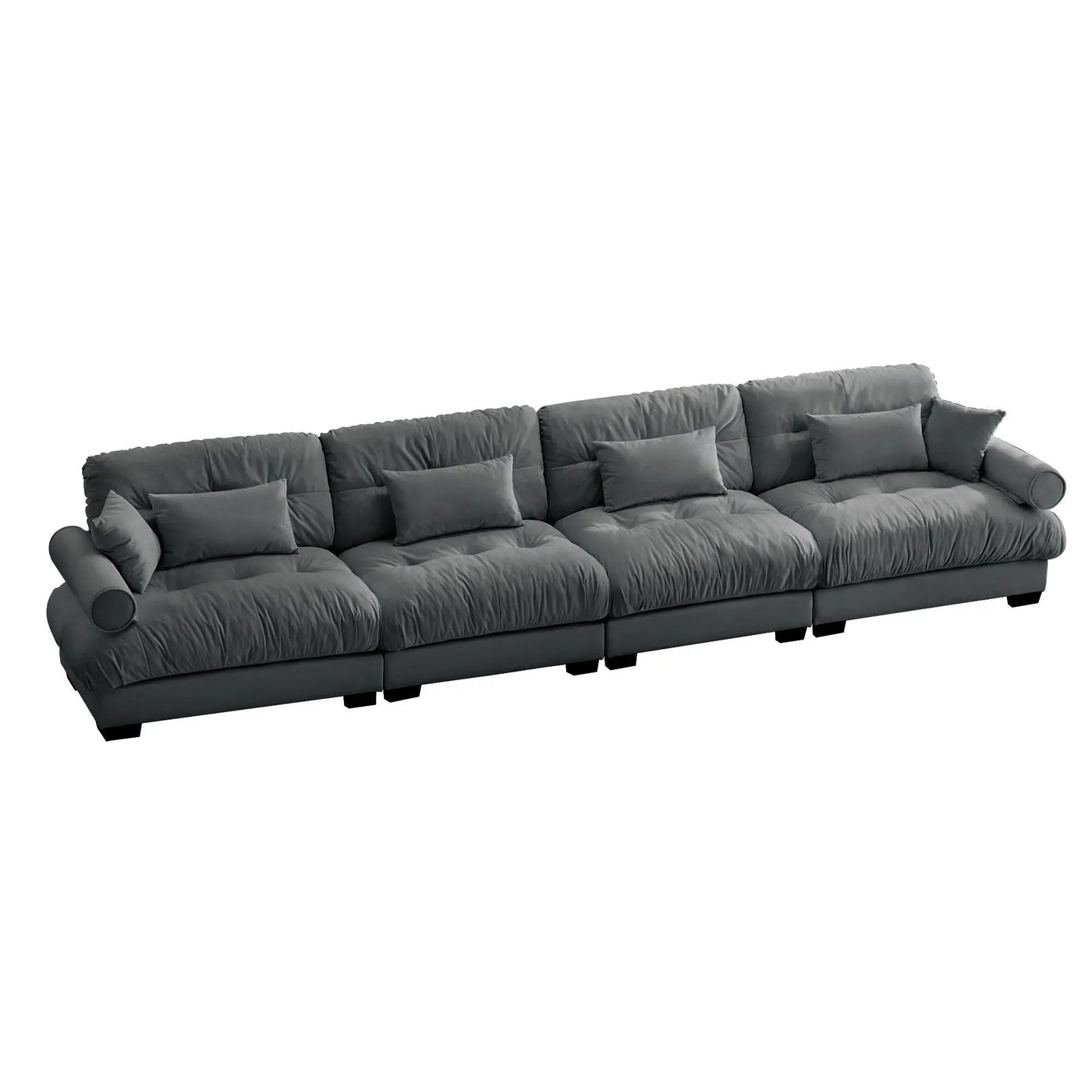 Super Comfort Oversized Modular Sectional Sofa, Deep Seat Convertible L Shaped Couch by Unique Piece Furniture
