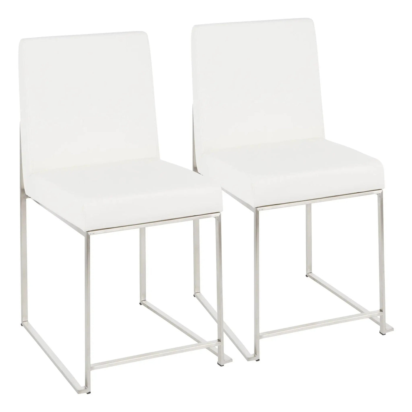 Fuji - Contemporary Modern Elegance High Back Dining Chair (Set of 2) by HouseOfZazla