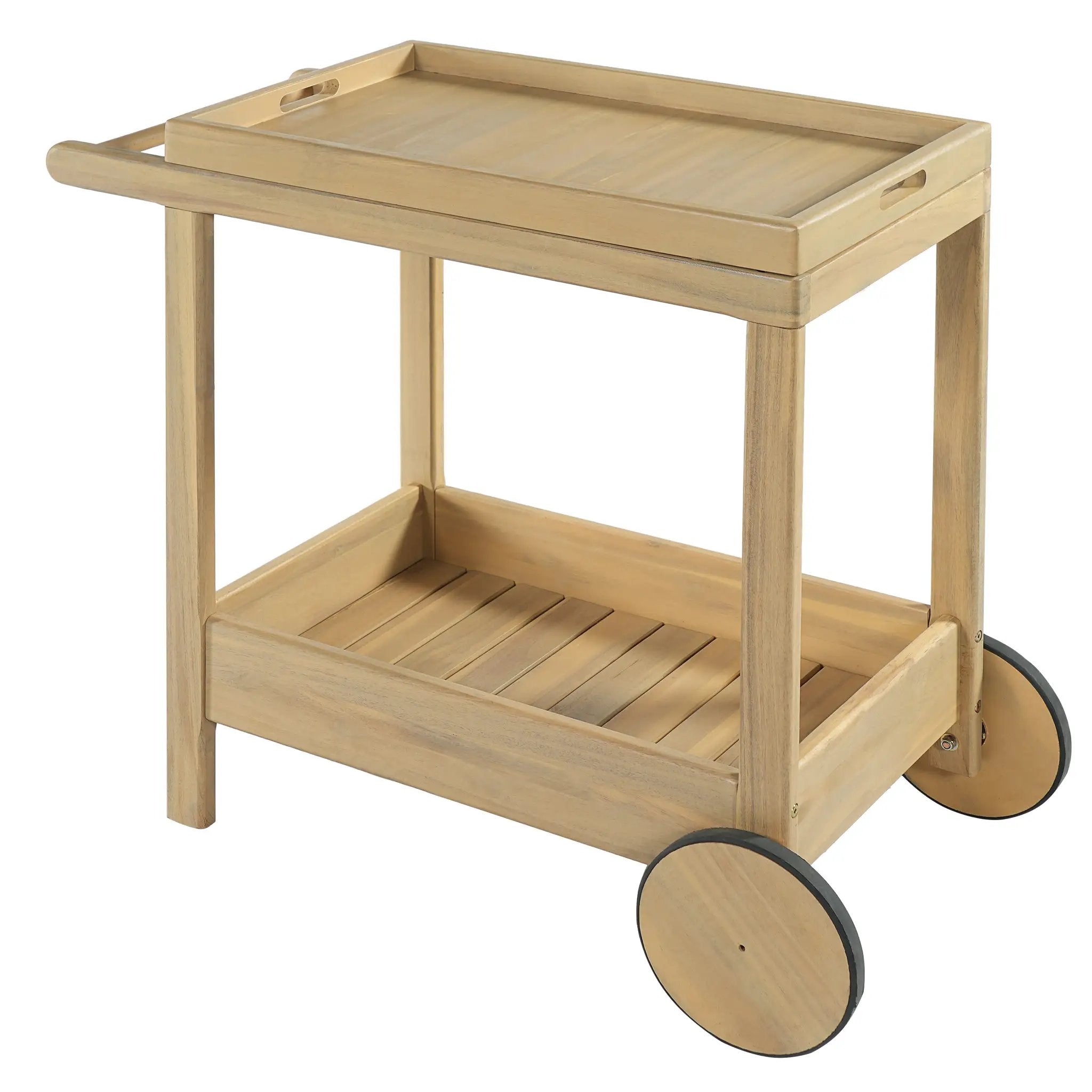 Saratoga Outdoor Rolling Bar Cart by HouseOfZazla