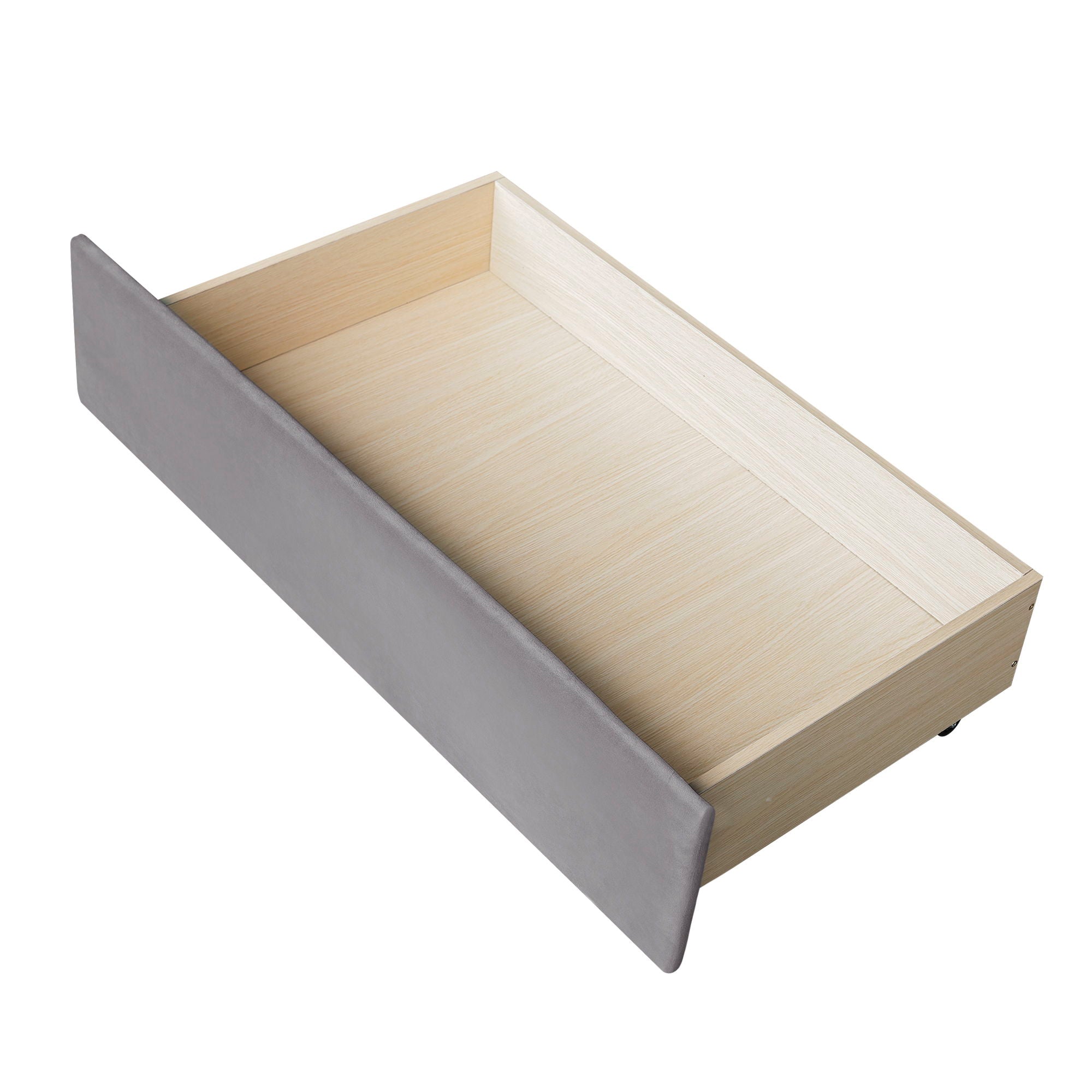 Upholstered Daybed With Two Drawers And Wood Slat by HouseOfZazla