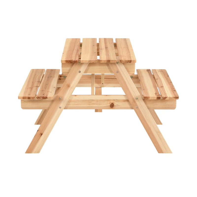 Durable Solid Wood Children's Dining Table And Chairs Set, Multi-Functional by HouseOfZazla