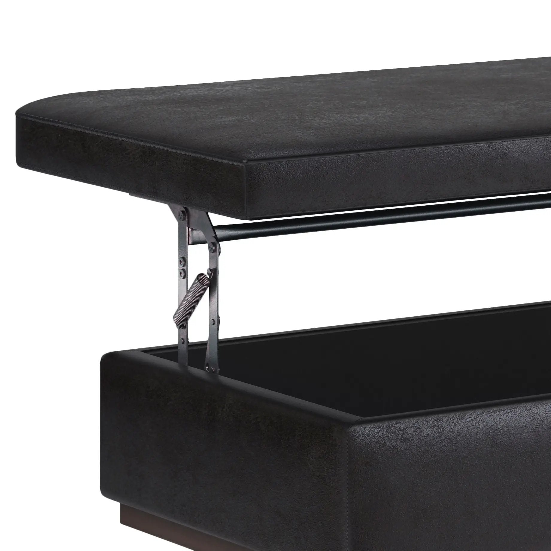 Owen - Lift Top Large Coffee Table Storage Ottoman, Mid Century Style by Unique Piece Furniture