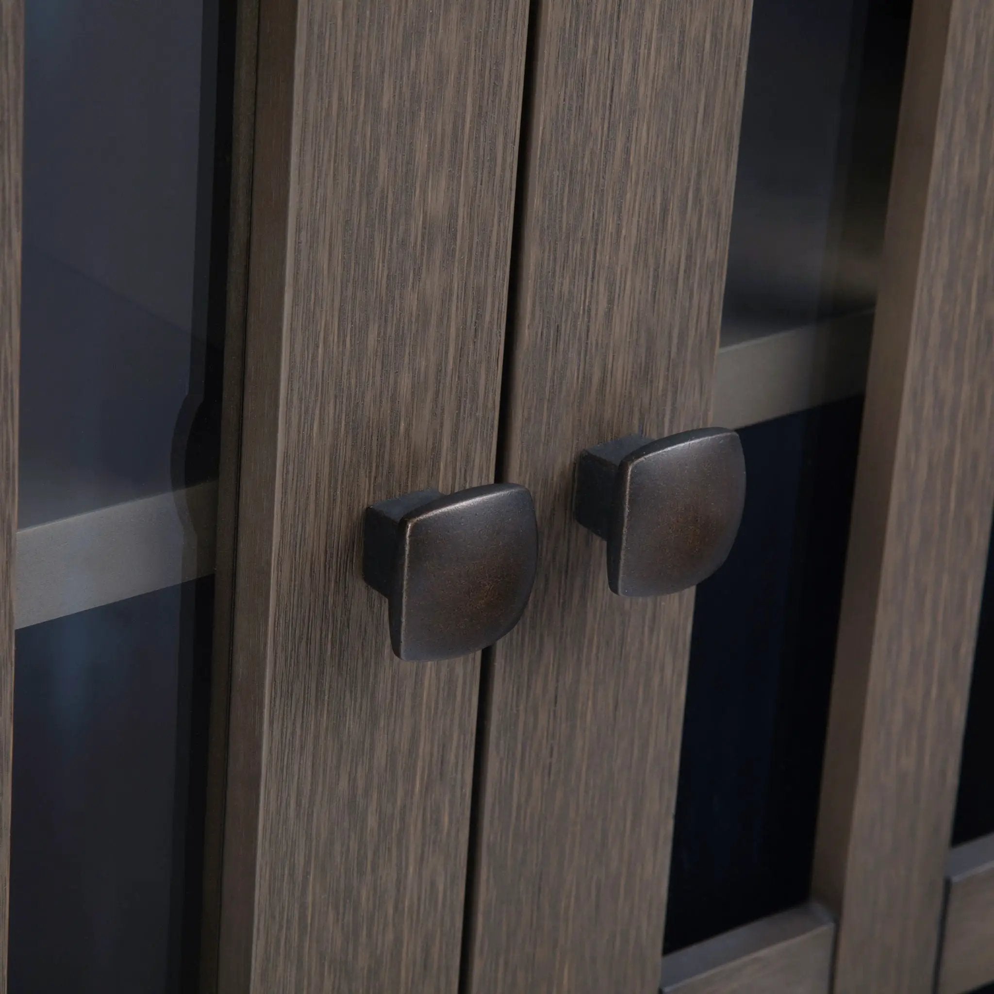 Bedford - Low Storage Media Cabinet - Farmhouse Gray by Unique Piece Furniture