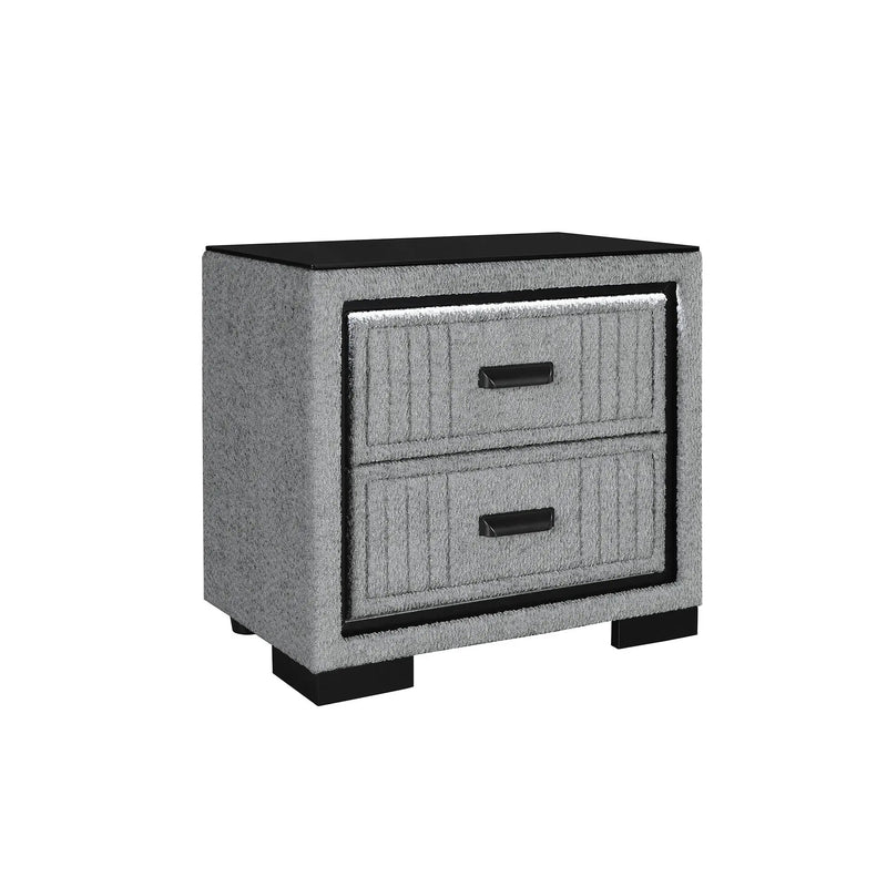 Isaiah - Nightstand With Upholstered Frame by Unique Piece Furniture