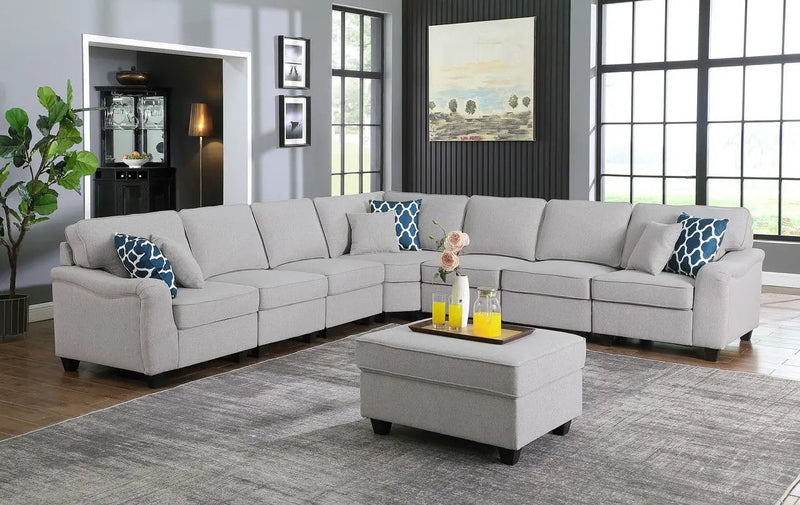Leo - Comfor Modular Sofa And Ottoman by Unique Piece Furniture