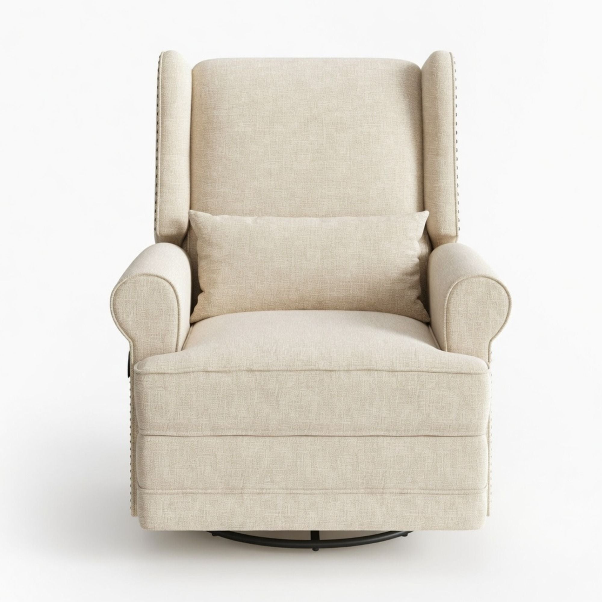 Extra Wide Swivel Recliner Glider Chair With Footrest by HouseOfZazla