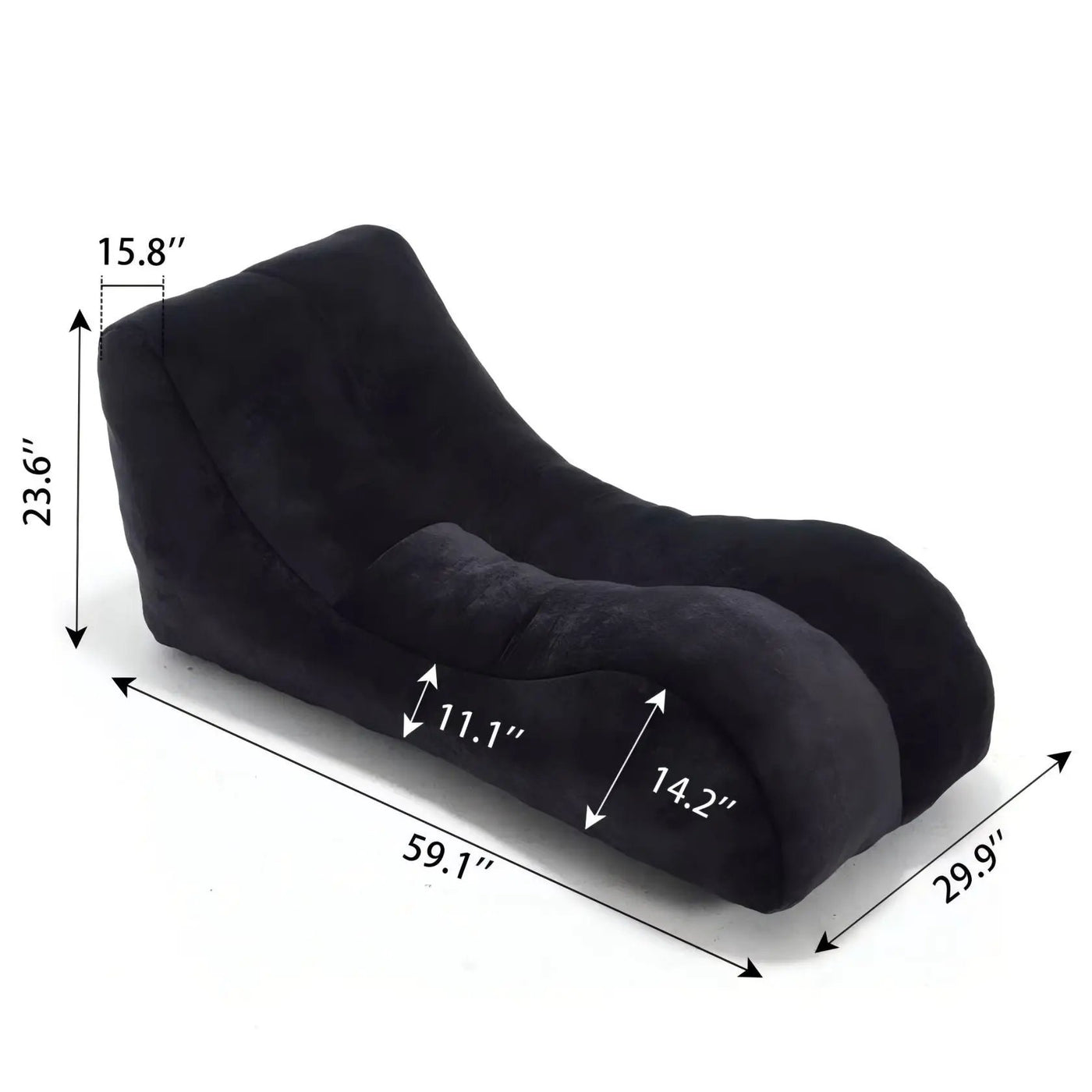 Creative Bean Bag Sofa Chair With High Quality Sponge Filling by Unique Piece Furniture