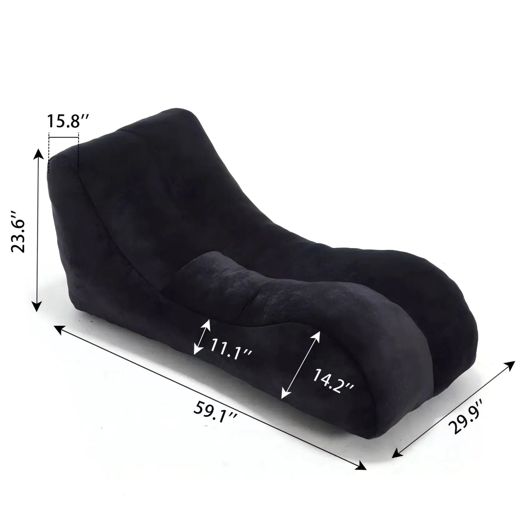 Creative Bean Bag Sofa Chair With High Quality Sponge Filling by HouseOfZazla