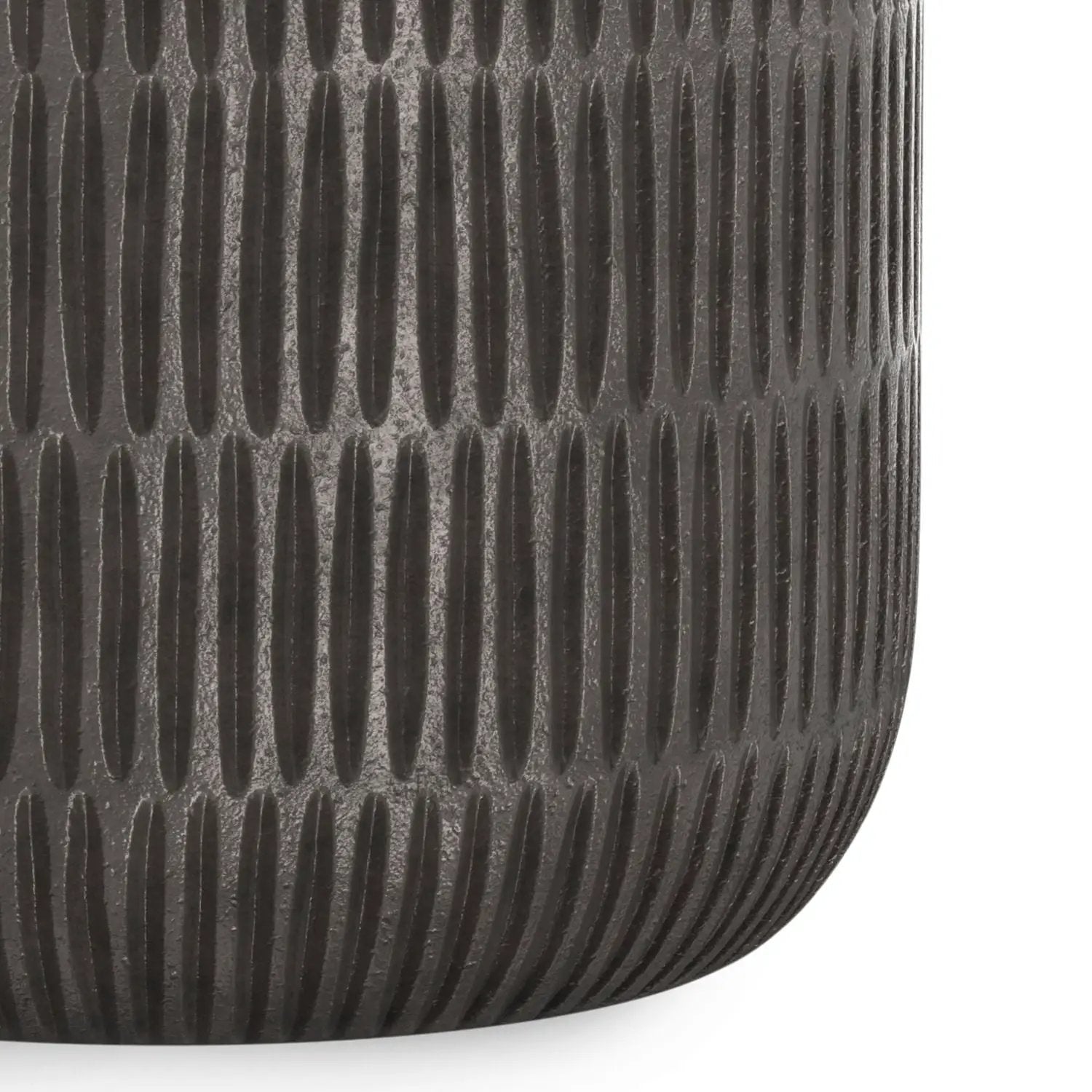 Juno - Cast Aluminum Side Table - Black by Unique Piece Furniture
