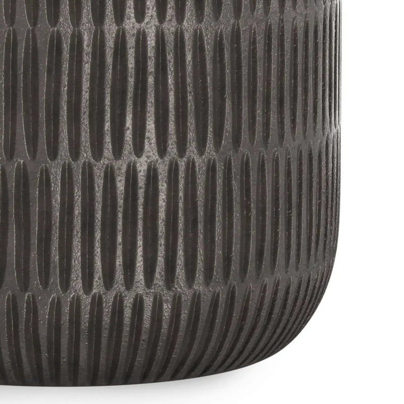 Juno - Cast Aluminum Side Table - Black by Unique Piece Furniture