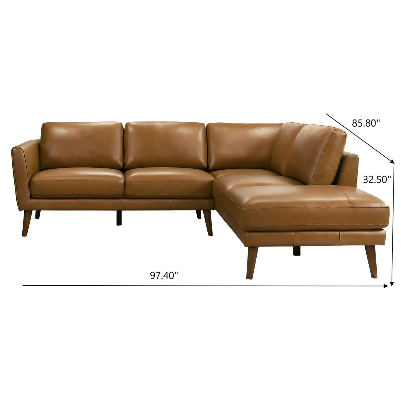 Benson - Sectional Sofa With Chaise by Unique Piece Furniture