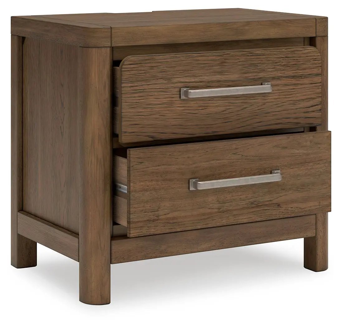 Cabalynn - Two Drawer Night Stand - Light Brown by Unique Piece Furniture