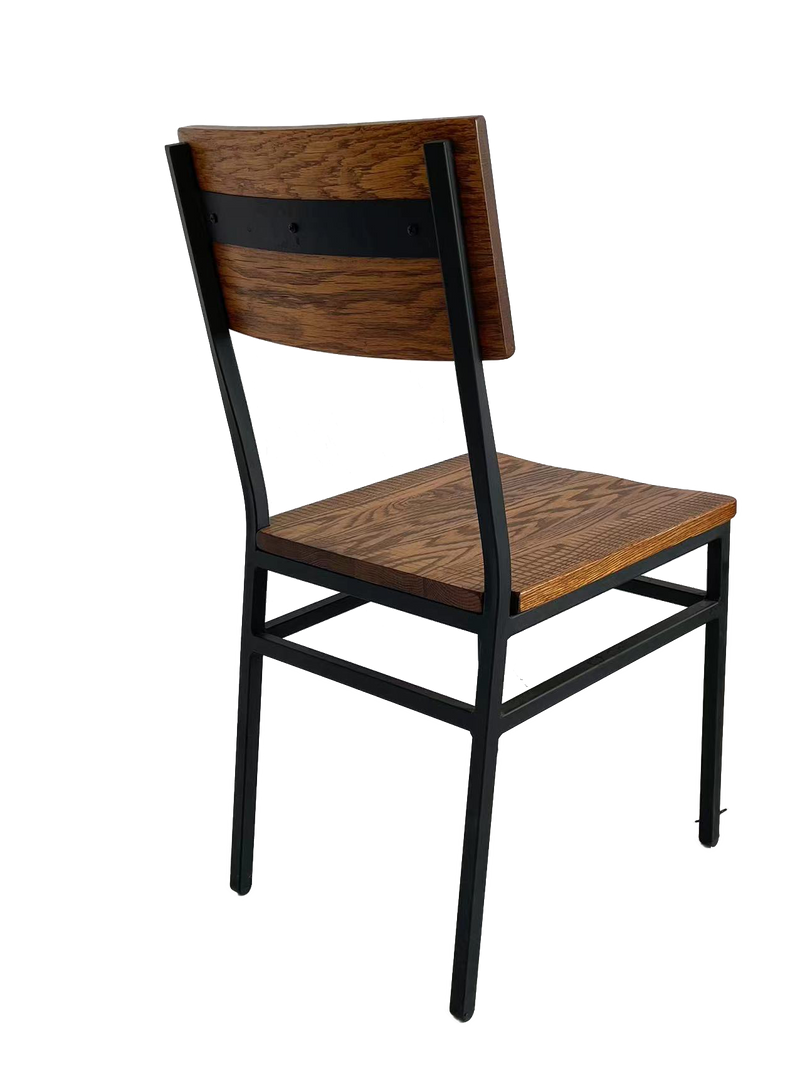 Set of 2 Assembled Commercial-Grade Farmhouse Style Dining Chairs by HouseOfZazla