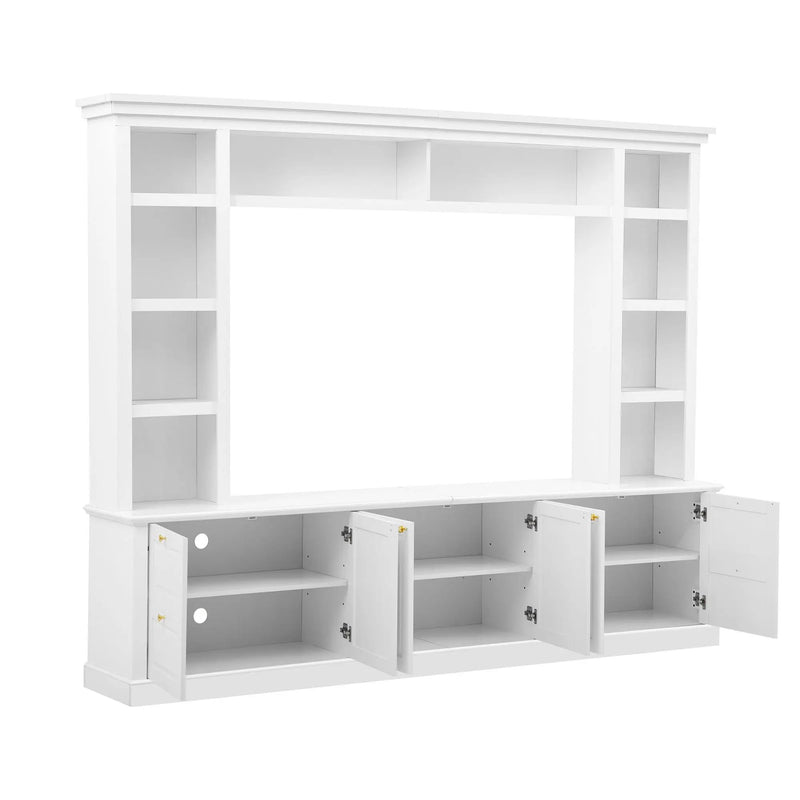 All-In-One TV Stand With Bookcase For TVs Up To 70" by HouseOfZazla