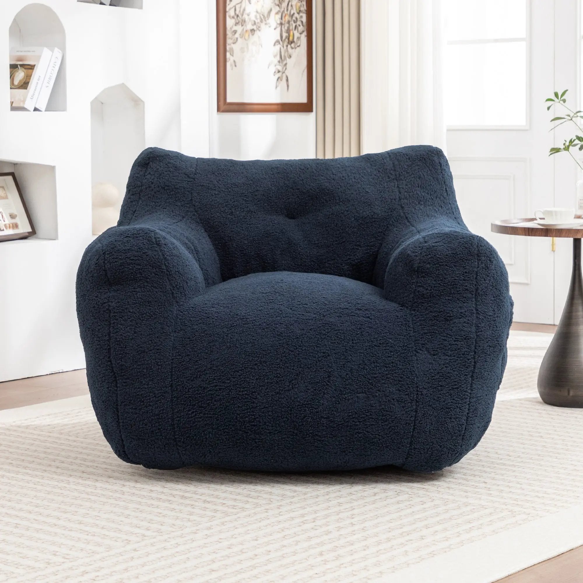 Bean Bag Sofa Chair with Armrests by HouseOfZazla