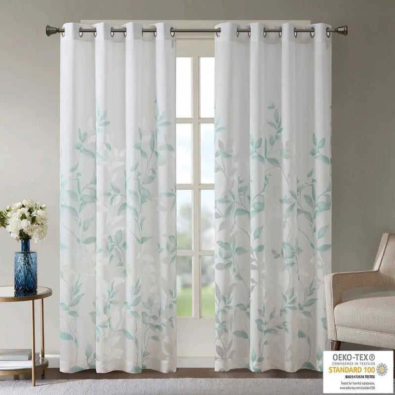 Burnout Printed Curtain Panel (Single Panel) by HouseOfZazla