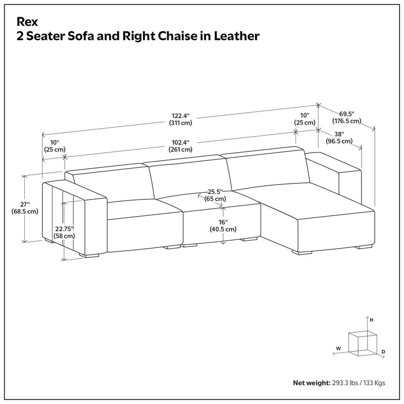 Rex - Handcrafted Sectional Sofa by HouseOfZazla