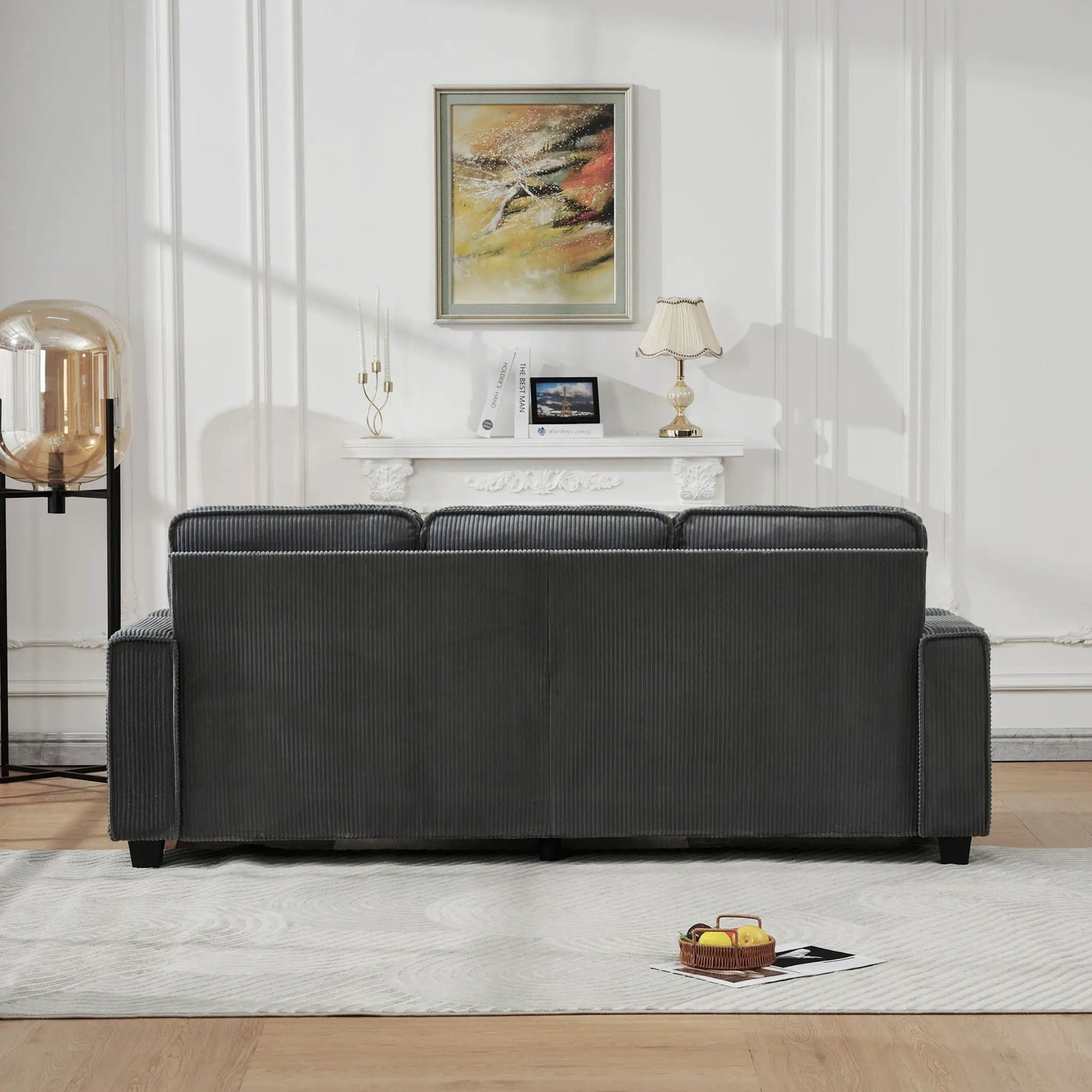 3 Seater Compact Sofa For Living Room by Unique Piece Furniture