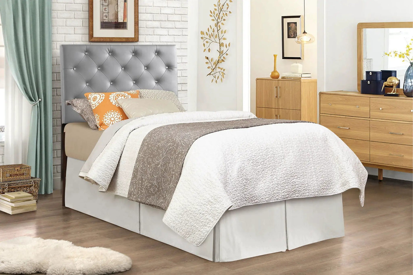 Panel Headboard & Button Tufting by Unique Piece Furniture