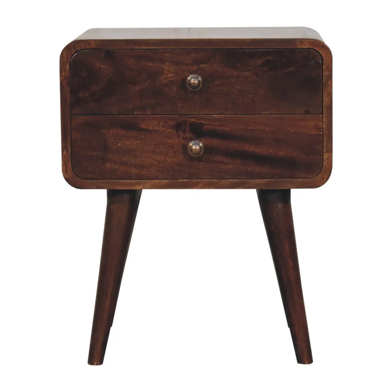 Curved Nightstand, by Unique Piece Furniture