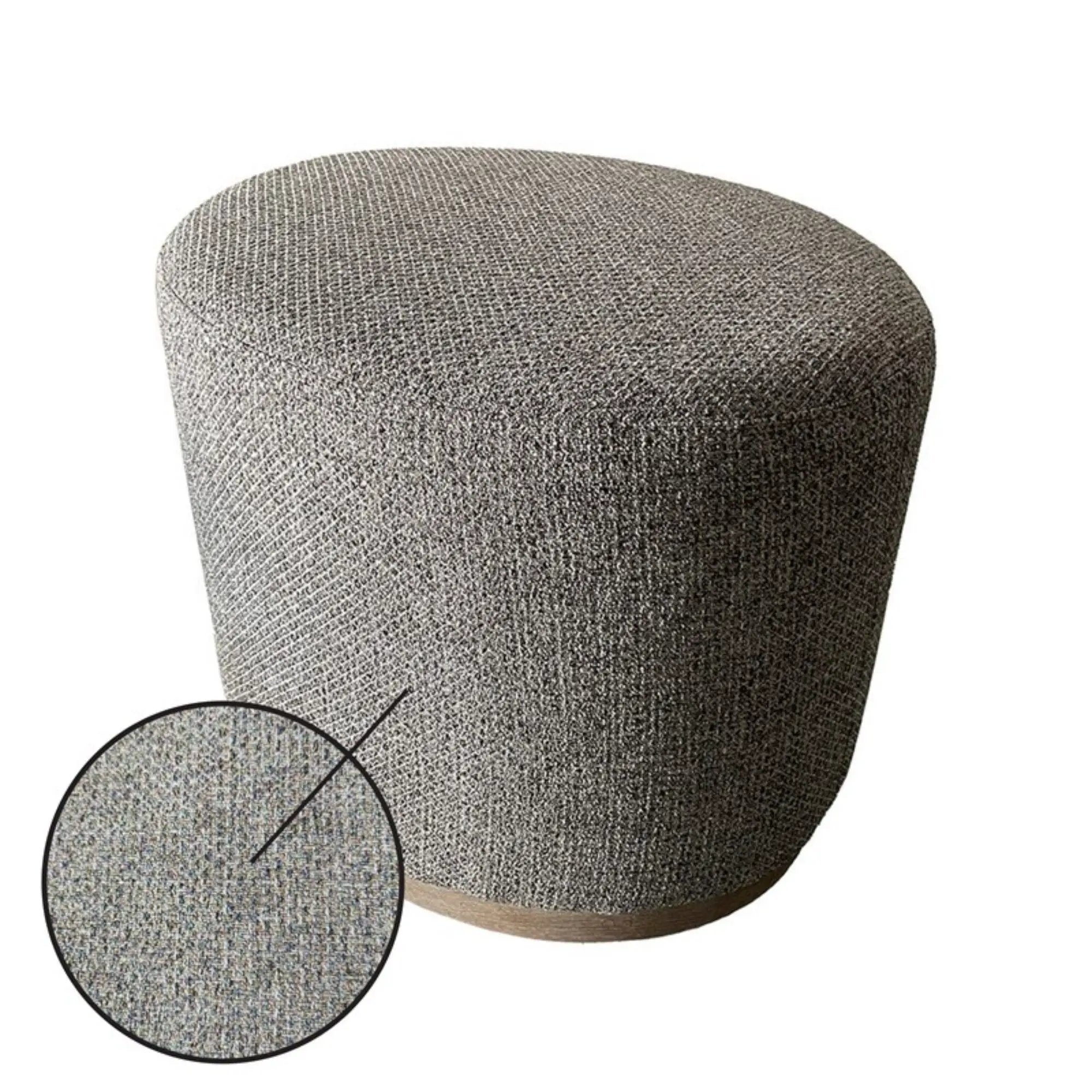 Oval Accent Ottoman - Brown by Unique Piece Furniture