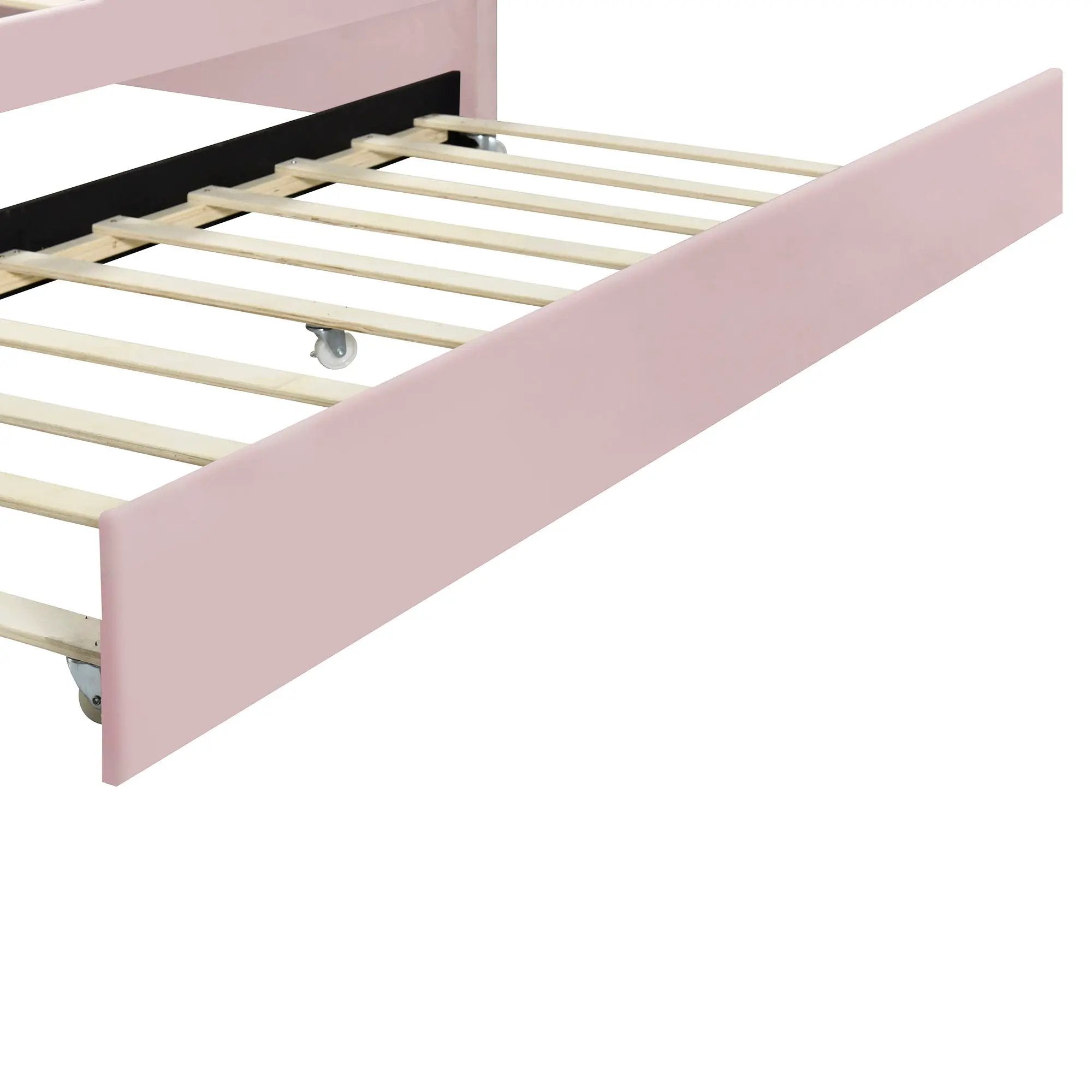 Upholstery Daybed Frame With Shell Shaped Backrest by HouseOfZazla