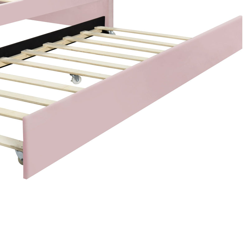 Upholstery Daybed Frame With Shell Shaped Backrest by HouseOfZazla