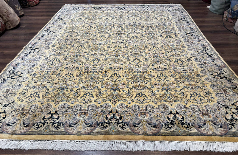 Pak Persian Rug 8x10, Allover Pattern, Fine 225 KPSI, Cream by Jewel Rugs