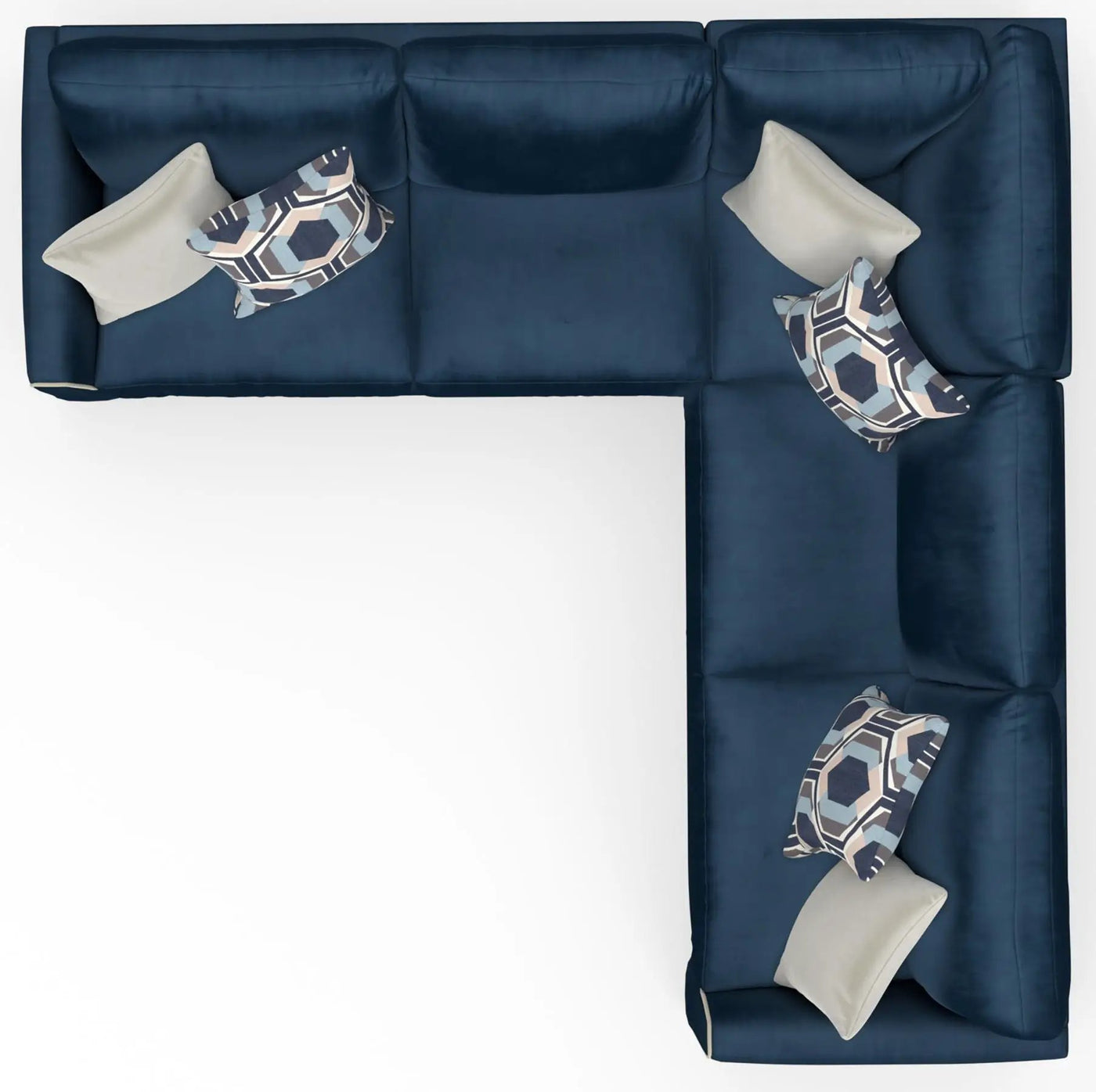 Jetson - Sectional With Comfort Coil Seat Cushions And Included Accent Pillows by Unique Piece Furniture