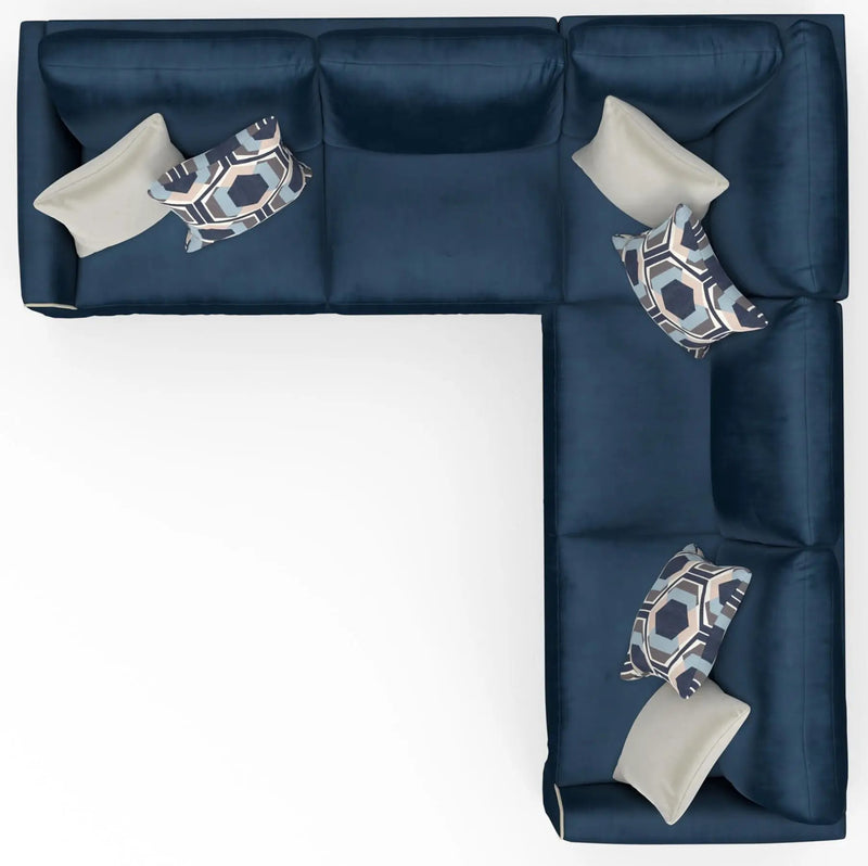 Jetson - Sectional With Comfort Coil Seat Cushions And Included Accent Pillows by Unique Piece Furniture