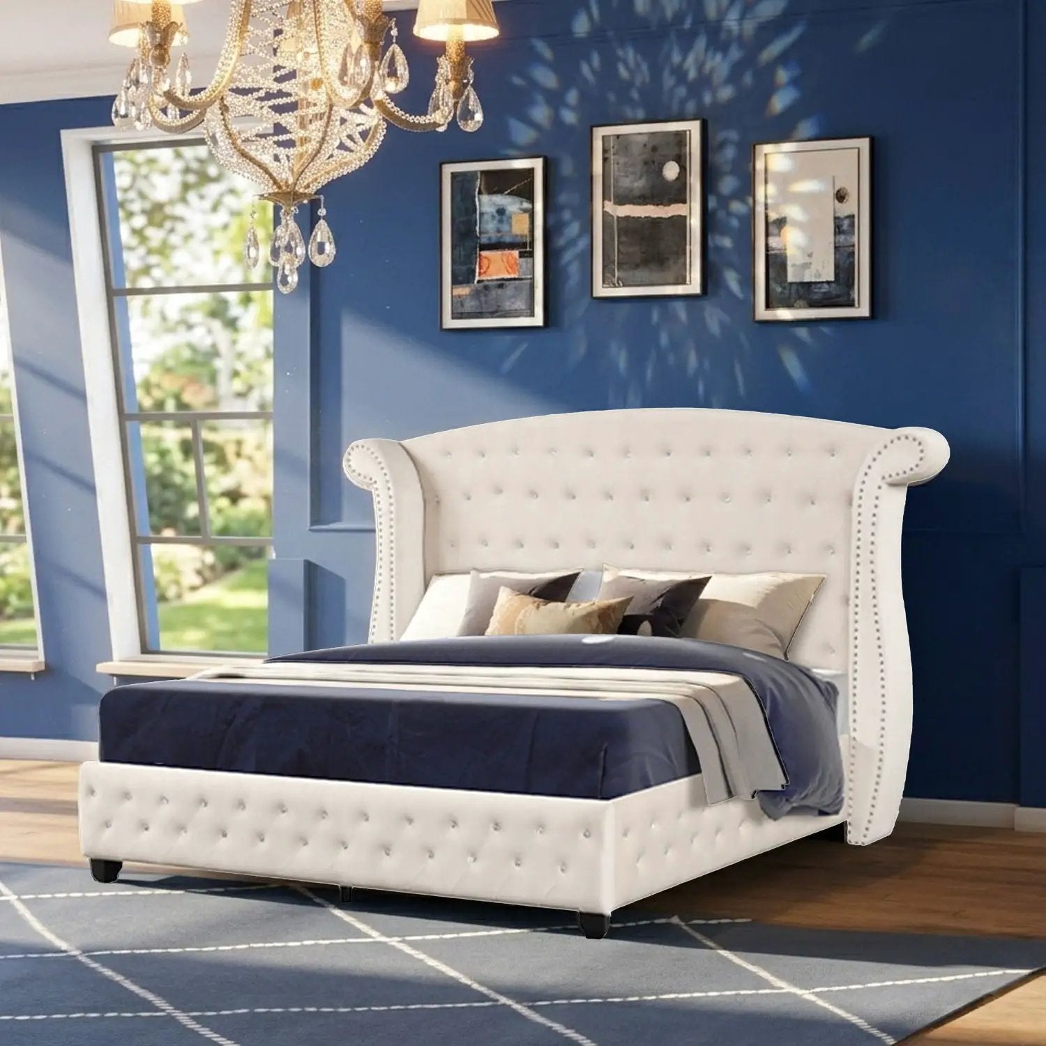 Sophia - Upholstered Bed by HouseOfZazla