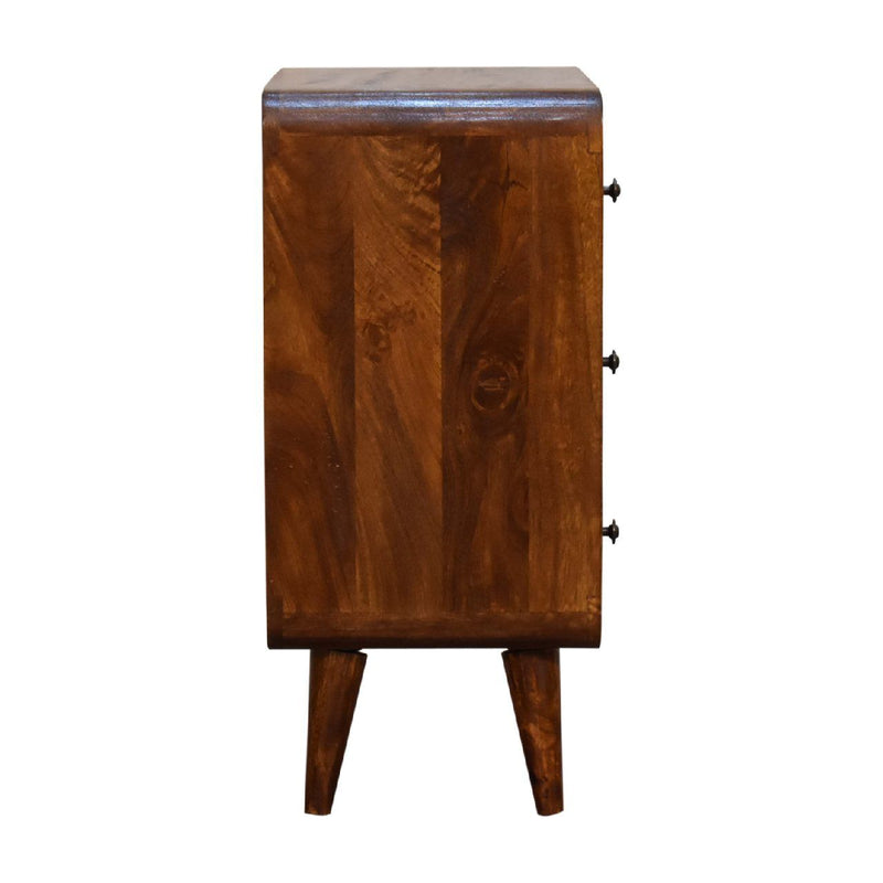3 Drawer Mini Curved Chest by HouseOfZazla