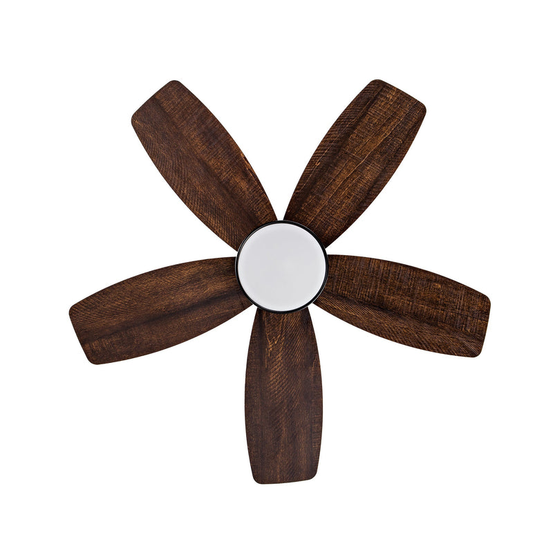 Ceiling Fans with Lights and Remote, 32 Inch Low Profile Ceiling Fan with Light, Flush Mount, Reversible, 3CCT, Dimmable by HouseOfZazla