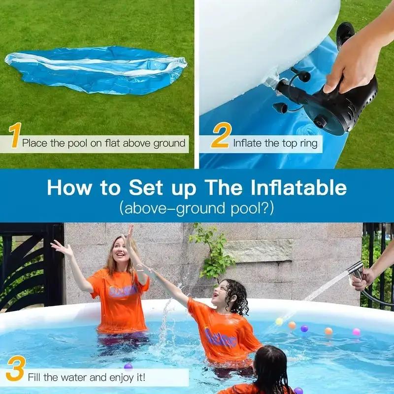 Inflatable Swimming Pool 183*51 Butterfly Inflatable Coil Mesh by HouseOfZazla