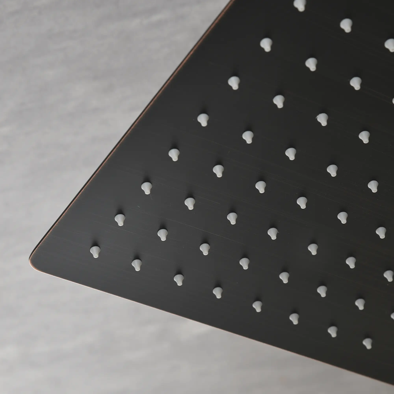 10 Inch Wall Mount Rainfall Square Shower Head, Oil Rubbed Bronze by HouseOfZazla