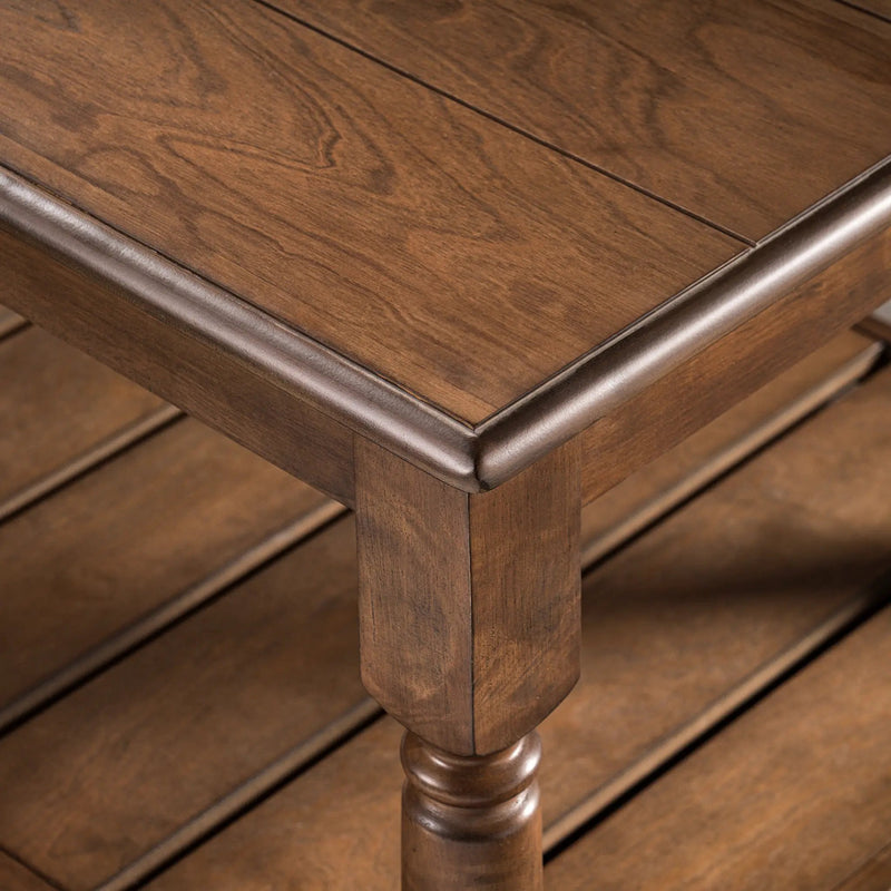 Vibe Haus Farmhouse Wooden Coffee Table by HouseOfZazla