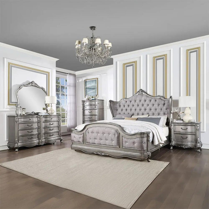 Ariadne - Mirror - Antique Platinum by Unique Piece Furniture