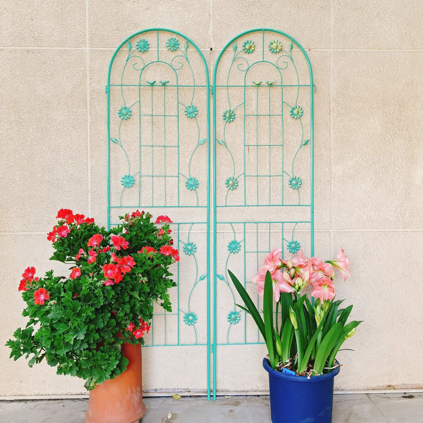 2 Pack Metal Garden Trellis 71" x 19.7" by HouseOfZazla