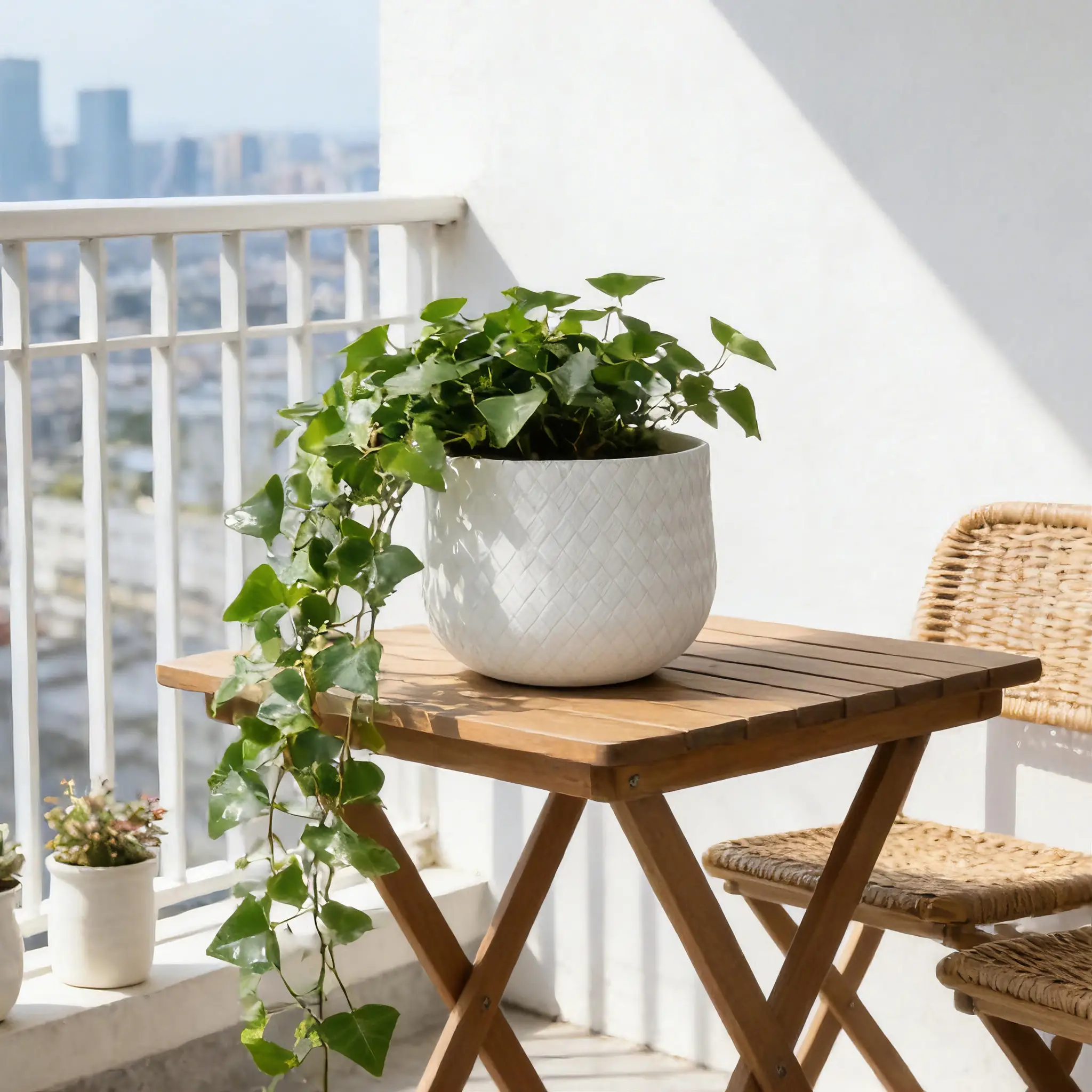 Assorted Sizes Magnesium Oxide Round Planter Set of 3 by HouseOfZazla