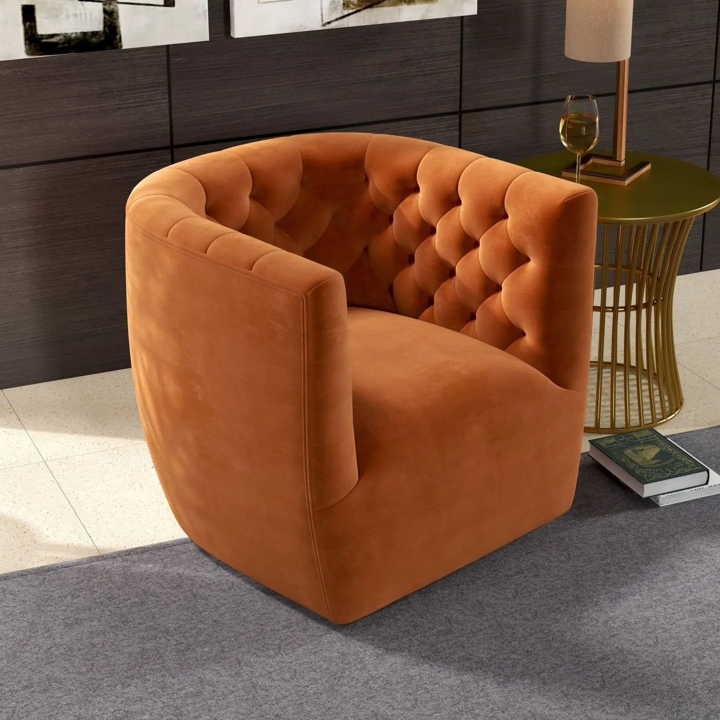 Delaney - Ergonomic Design Swivel Chair by Unique Piece Furniture