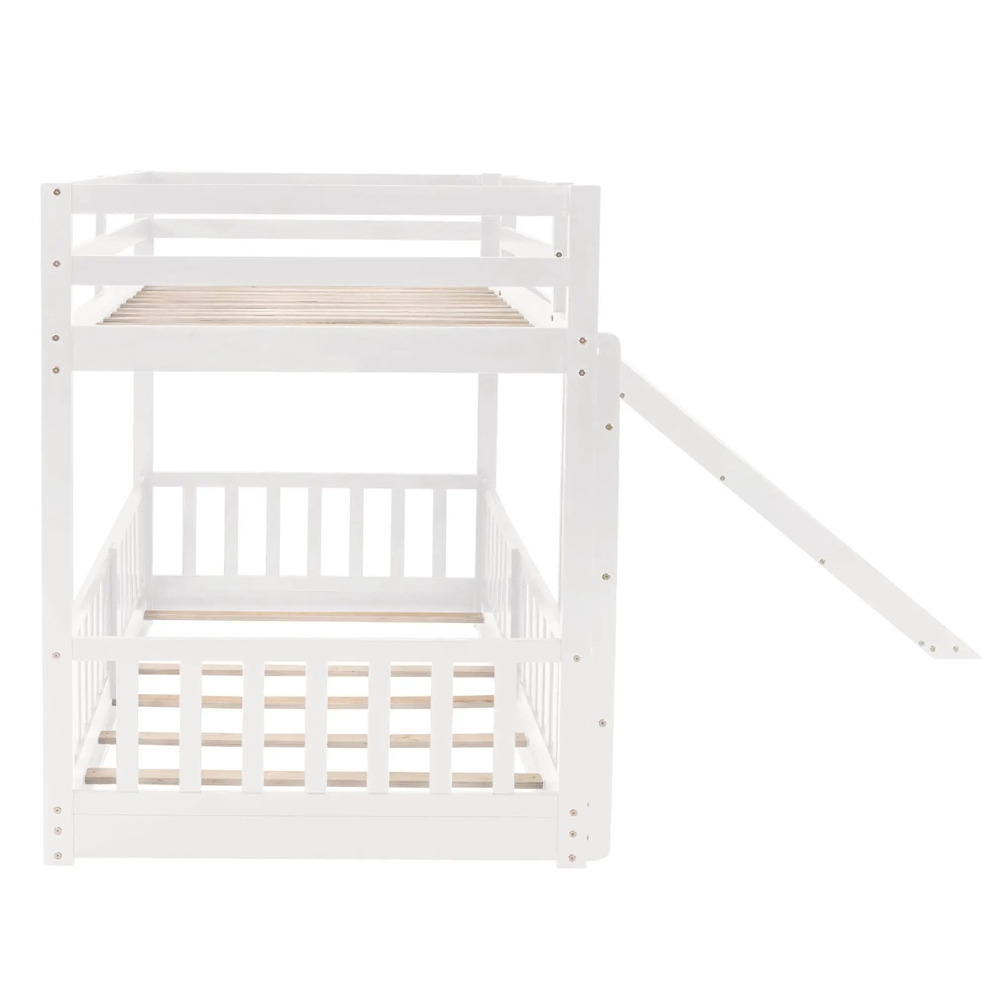 Functional Bunk Bed & Convertible Ladder And Slide by HouseOfZazla