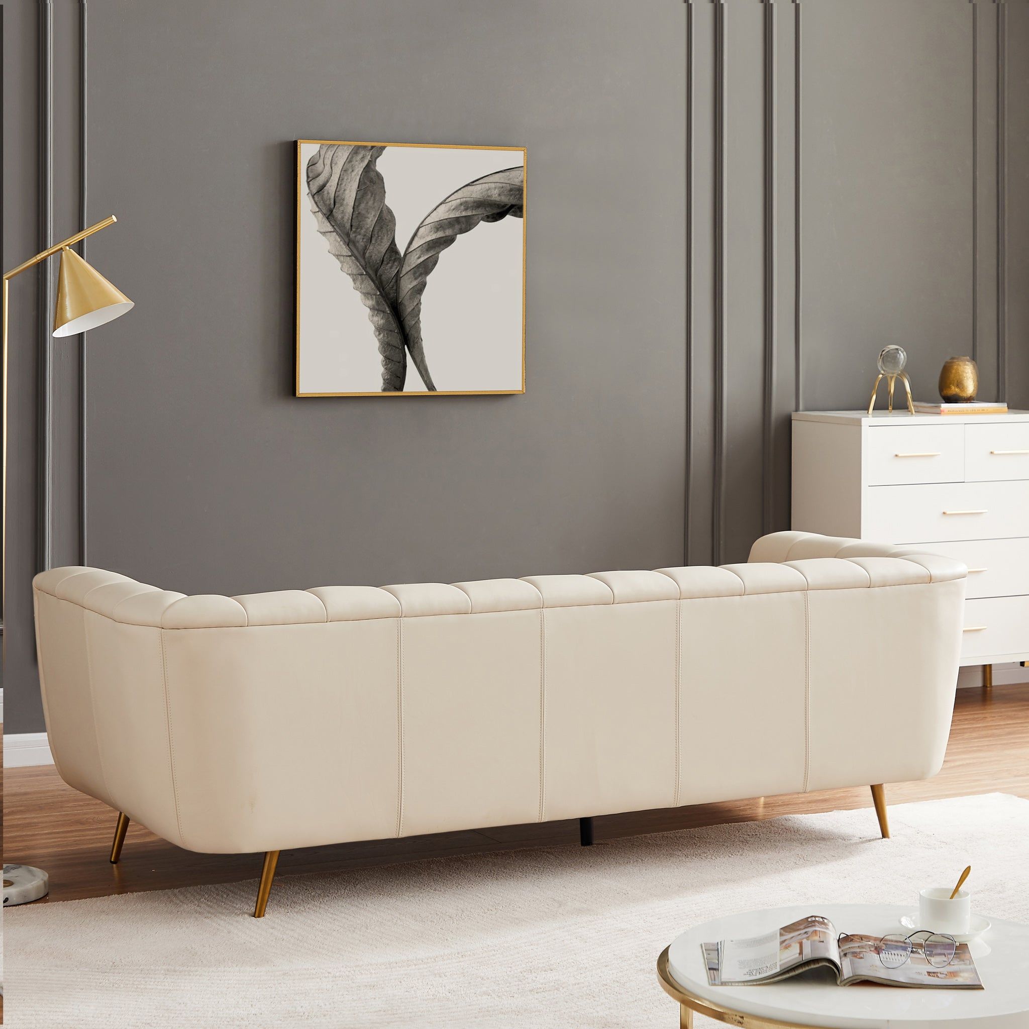 Lamattina - Genuine Italian Channel Tufted Sofa by HouseOfZazla