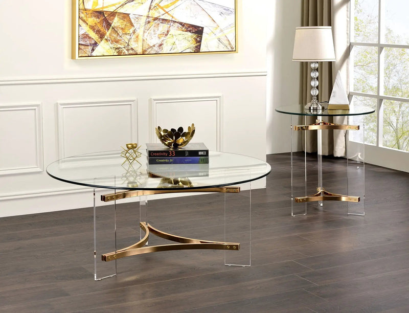 Sosi - Coffee Table - Gold by HouseOfZazla
