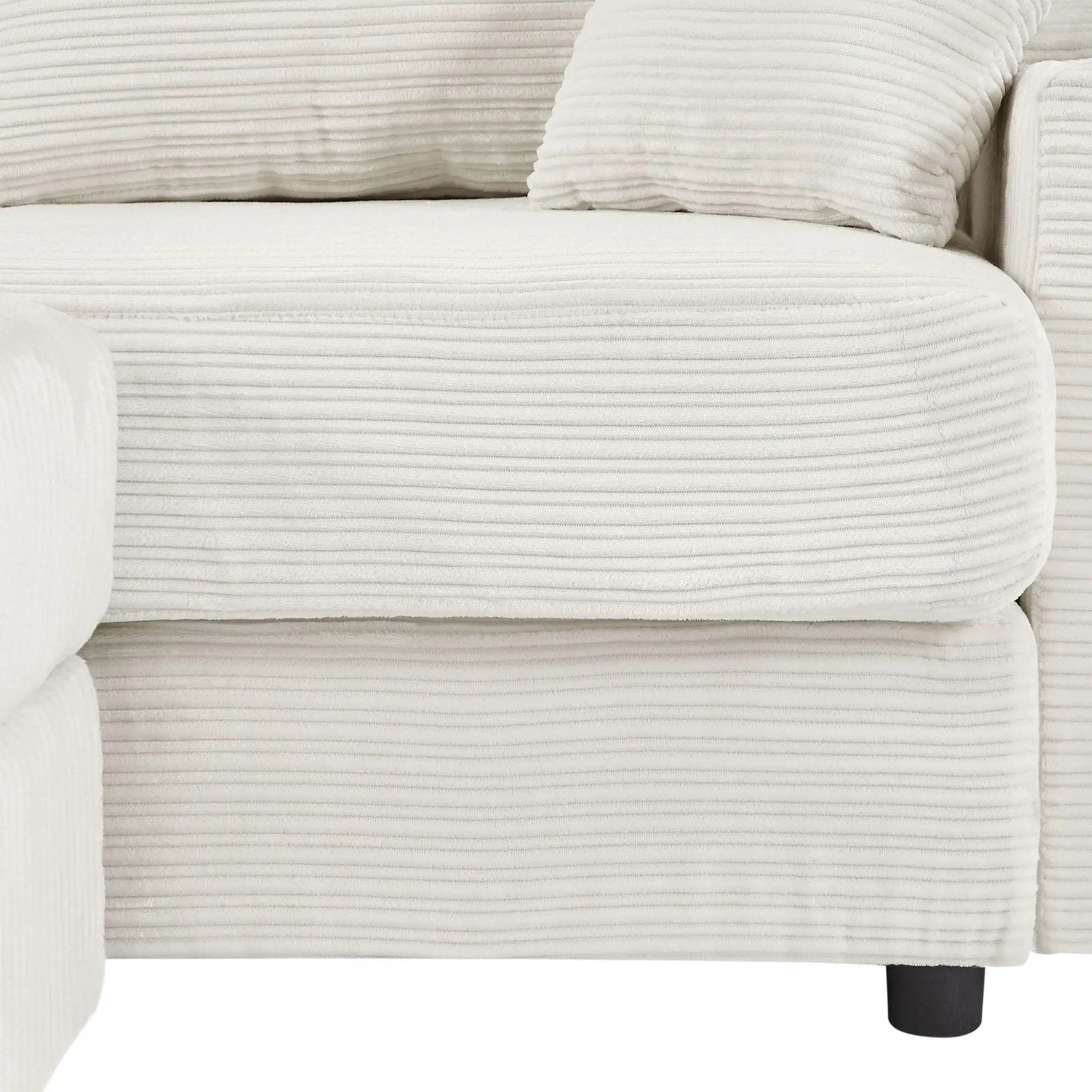 Modern Style Loveseat Sofa Sectional Sofa Couch With Storage Space, A Movable Ottoman, Two USB Ports, Two Cup Holders, A Phone Holder For Living Room by HouseOfZazla
