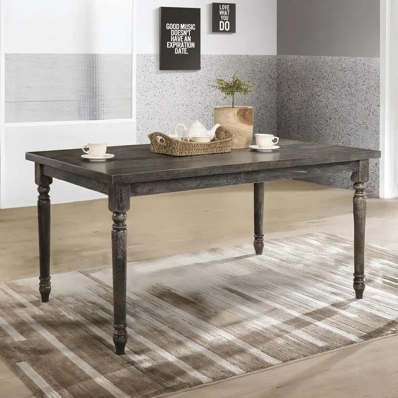 Claudia II - Dining Table - Weathered Gray by Unique Piece Furniture