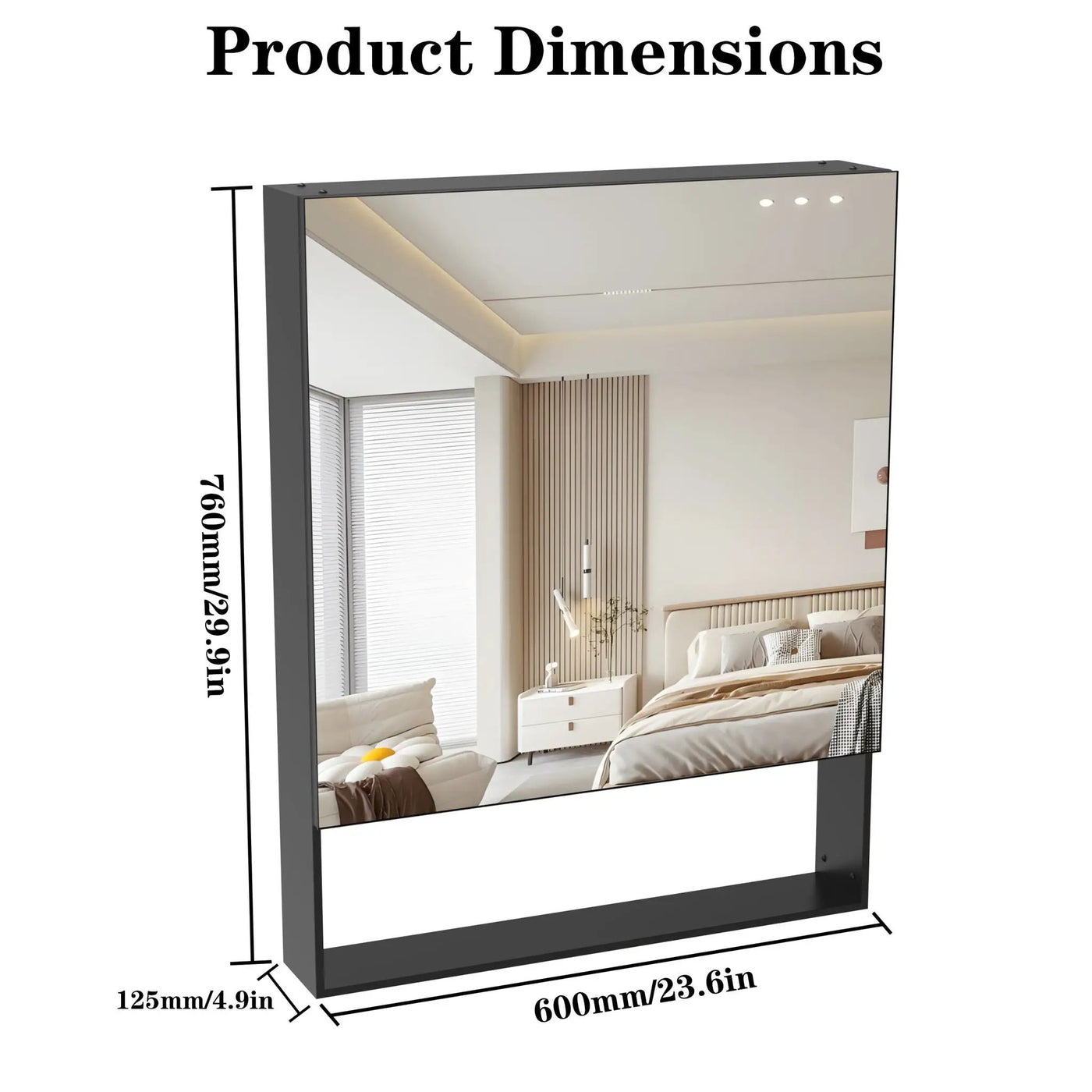 Medicine Cabinet With Mirror For Bathroom by Unique Piece Furniture